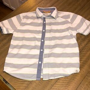 Unisex Surf 🏄🏼‍♂️ Shirt w/ Pocket by Free Planet Size 7  XL Neon green stripe